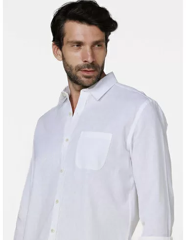 imagem de  Camisa linho ischia  Branco