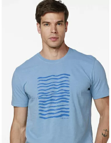 imagem de  T-shirt Silk Waves Azul