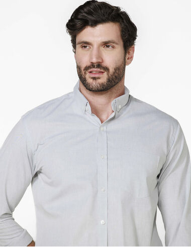 imagem de Camisa Chambray Taranto Cinza