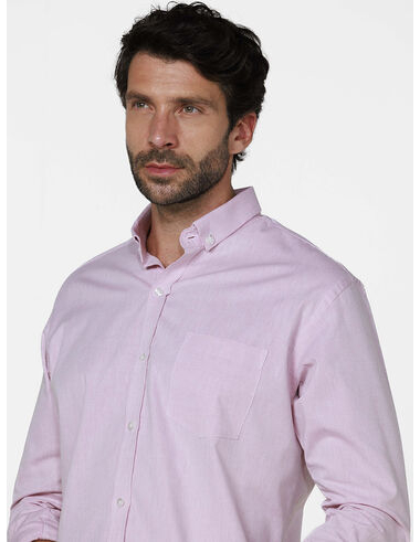 imagem de Camisa Chambray Taranto Rosa