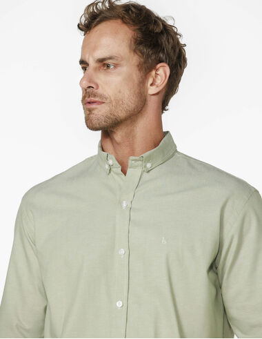 imagem de Camisa Oxford Barletta Verde Oliva