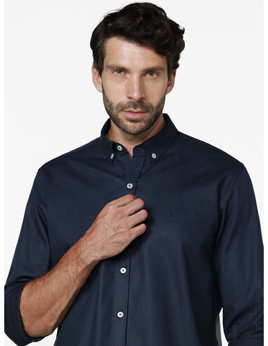 imagem de Camisa Oxford Matera Azul Marinho