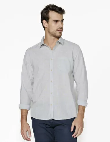 imagem de Camisa Slub Chambray