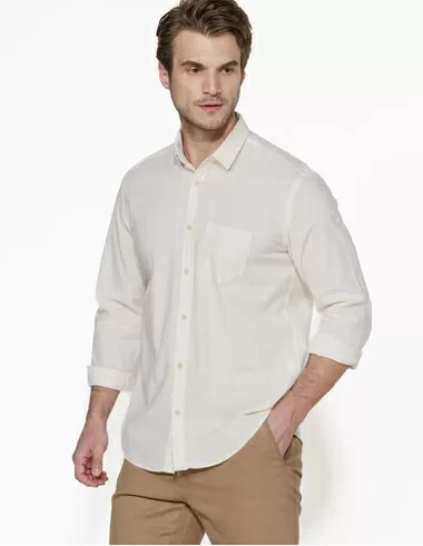 imagem de Camisa Slub Chambray