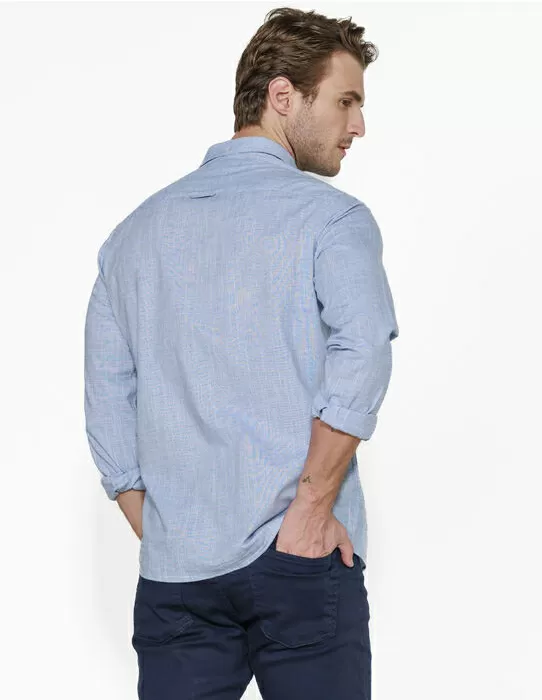 imagem do produto Camisa Slub Chambray