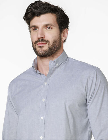 imagem de Camisa Span Ravello Marinho/Branco