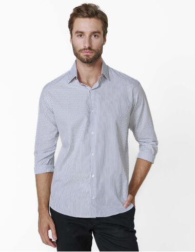 imagem de Camisa Tricoline St Jacobs II AZUL CL./BRANCO