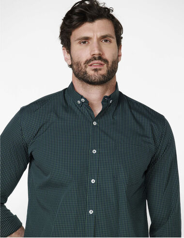 imagem de Camisa Vichy Spring Verde/Marinho