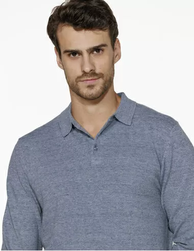 imagem de Polo Tricot Quebec Indigo