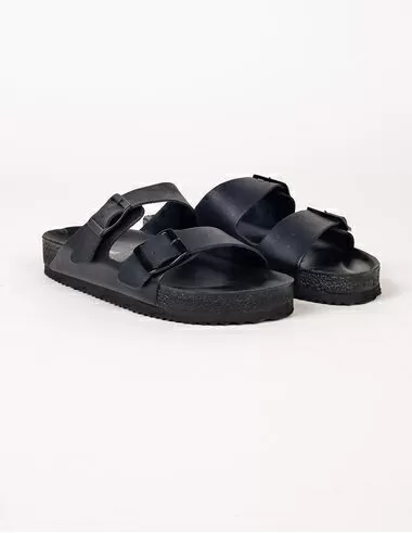 imagem de Sandlia Birken Couro Preto