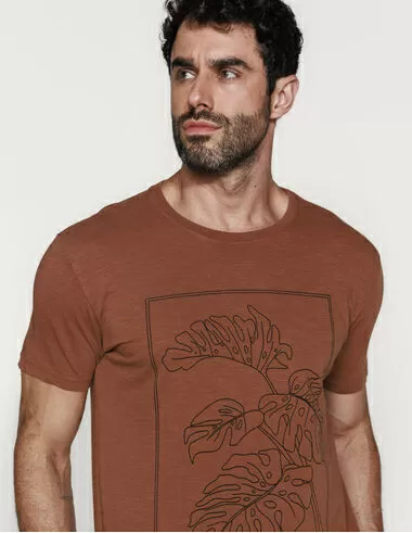 imagem de T-Shirt Monstera Caramelo