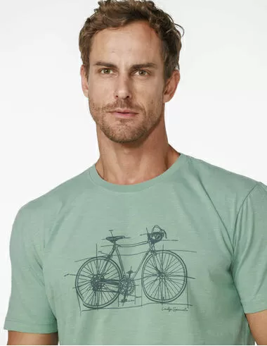 imagem de T-Shirt Silk Bike Verde